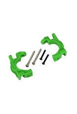 TRAXXAS TRA9032G CASTER BLOCKS (C-HUBS), EXTREME HEAVY DUTY, GREEN (LEFT & RIGHT)/ 3X32MM HINGE PINS (2)/ 3X20MM BCS (2) (FOR USE WITH #9080 UPGRADE KIT)