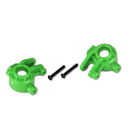 TRAXXAS TRA9037G STEERING BLOCKS, EXTREME HEAVY DUTY, GREEN (LEFT & RIGHT)/ 3X20MM BCS (2) (FOR USE WITH #9080 UPGRADE KIT)