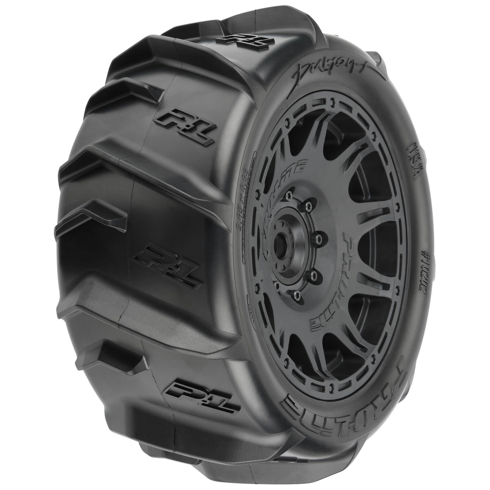 PRO1020211 - Dumont Sand/Snow 5.7” Mounted Tires, Front & Rear - 24mm