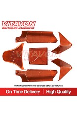 VITAVON VTNDBXL168 CARBON FIBER BODY SET FOR DBXL-E ORANGE