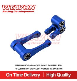 VITAVON VTNPROM011 KNUCKLE & PULL ROD FOR PROMOTO MX BLUE