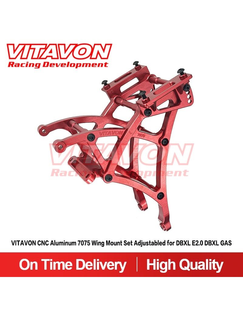 VITAVON DBXL153 WING MOUNT AND SUPPORT FOR DBXL-E 2.0 (GAS & ELE.) RED