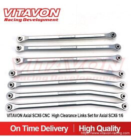 VITAVON VTNSCX6050 LINK SET FOR SCX6 SILVER