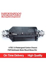VITAVON VTNTEC0001 CARBON FIBER CHASSIS FOR 4-TEC 3.0 SILVER
