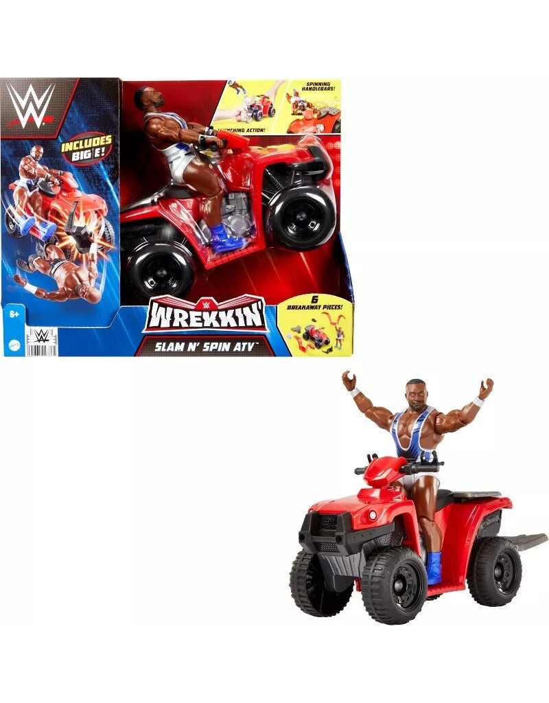 WWE MTL HDM06 WWE WREKKIN' SLAM N SPIN ATV