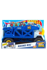 HOT WHEELS MTL HFB13 HOTWHEELS MONSTER TRUCK MOVER RHINO RIG