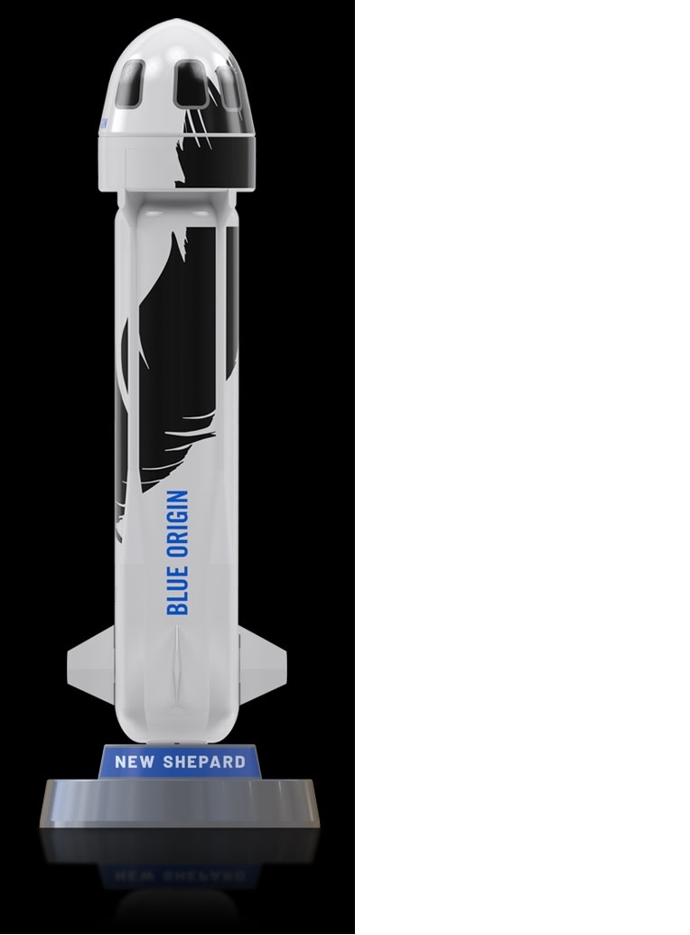 EST2198 BLUE ORIGIN NEW SHEPARD MODEL ROCKET