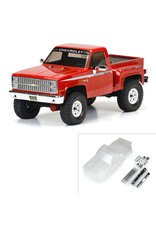PROLINE RACING PRO360000 1982 CHEVY K-10 CLEAR BODY SET W/ SCALE MOLDED ACCESSORIES