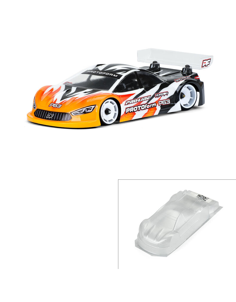 PROTOFORM PRM159015 LIGHT WEIGHT BODY FOR MINI-Z AND OTHER 1/28 CHASSIS 98MM WB: CLEAR