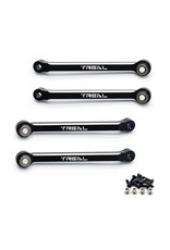 TREAL TRLX003CL9T89 UPPER LINK SET FOR FMS FCX24 BLACK