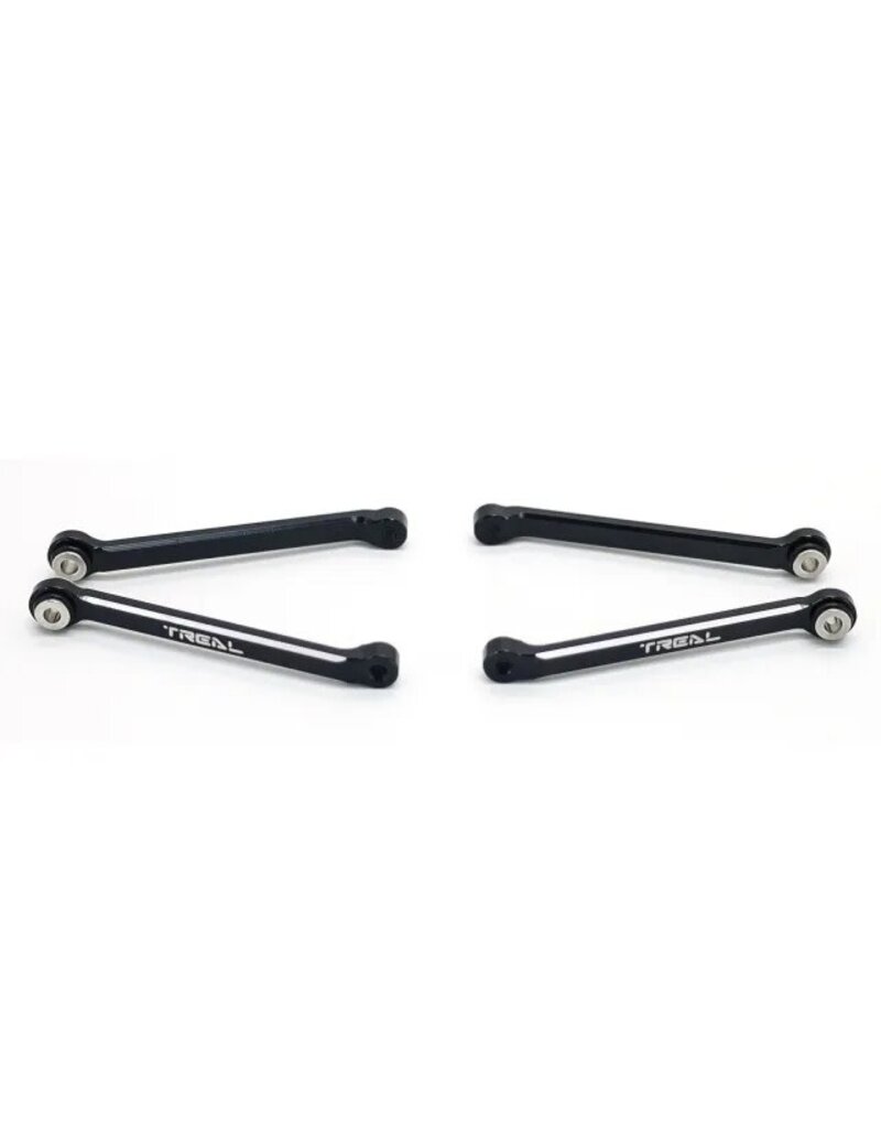 TREAL TRLX003CL9T89 UPPER LINK SET FOR FMS FCX24 BLACK