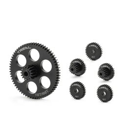 TREAL TRLX003E48M9B FCX24 TRANSMISSION GEAR SET FOR FMS FCX24