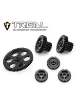 TREAL TRLX003E48M9B FCX24 TRANSMISSION GEAR SET FOR FMS FCX24