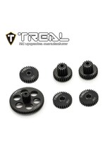 TREAL TRLX003E48M9B FCX24 TRANSMISSION GEAR SET FOR FMS FCX24
