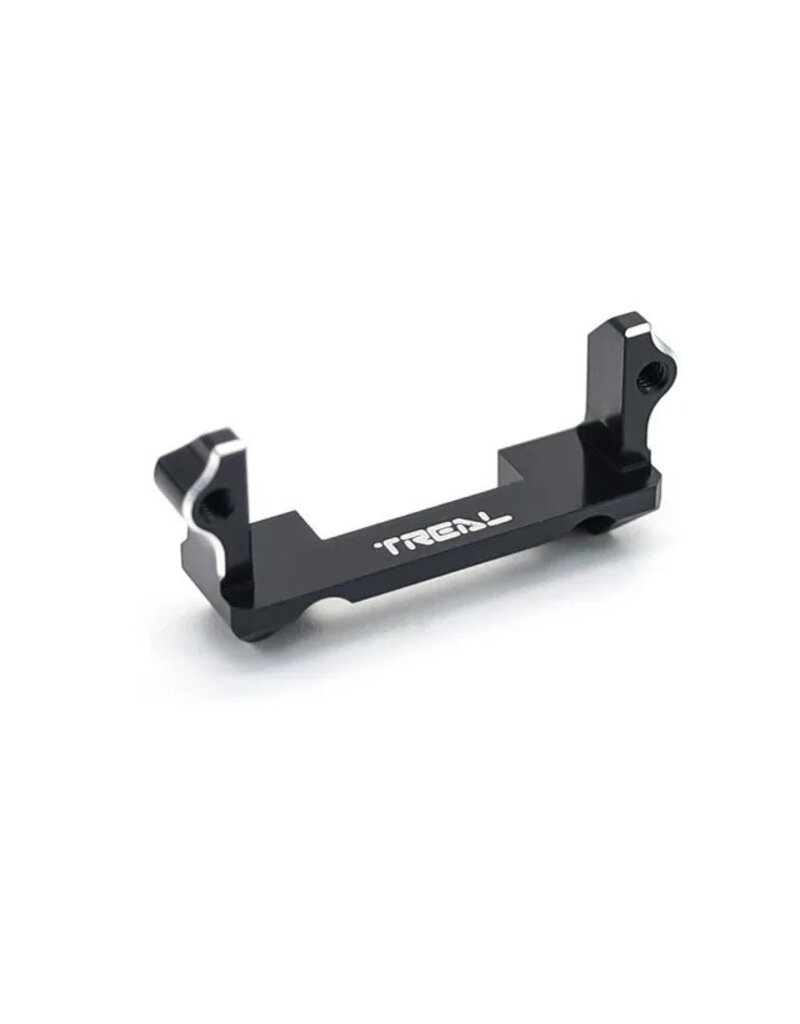 TREAL TRLX003CL18DD STEERING SERVO MOUNT FOR FMS FCX24 POWER WAGON MUD RACER BLACK