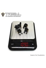 TREAL TRLX003WOOALH BRASS AXLE TUBE LINK MOUNT SET SHOCK MOUNTS HEAVY WEIGHT FOR SCX10 PRO