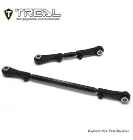 TREAL TRLX003X32RD5 UTB18 CAPRA ADJUSTABLE STEERING LINK TIE ROD SET BLACK
