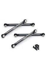 TREAL TRLX003CL1A31 LOWER LINK SET FOR FMS FCX24 BLACK