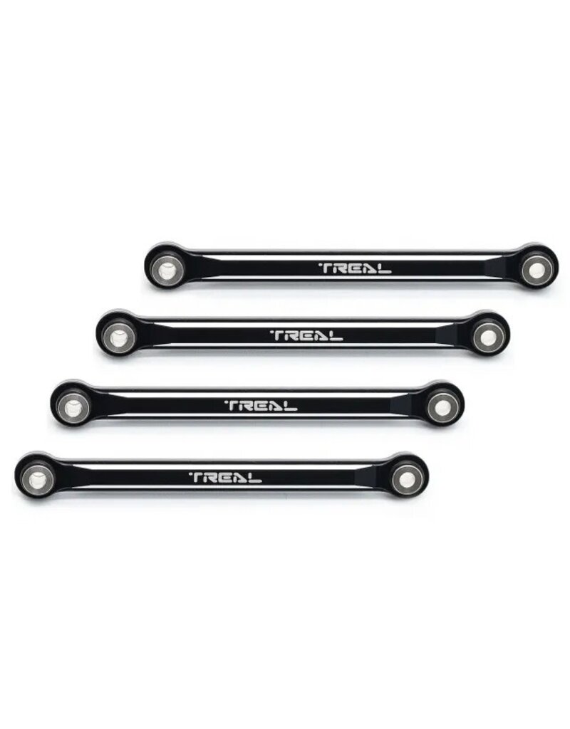 TREAL TRLX003CL1A31 LOWER LINK SET FOR FMS FCX24 BLACK