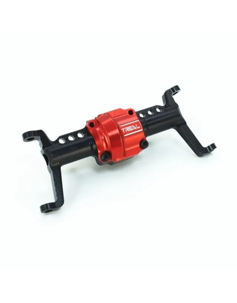 TREAL TRLX003D0N9RV FRONT PORTAL AXLE HOUSING FOR FMS FCX24 BLACK
