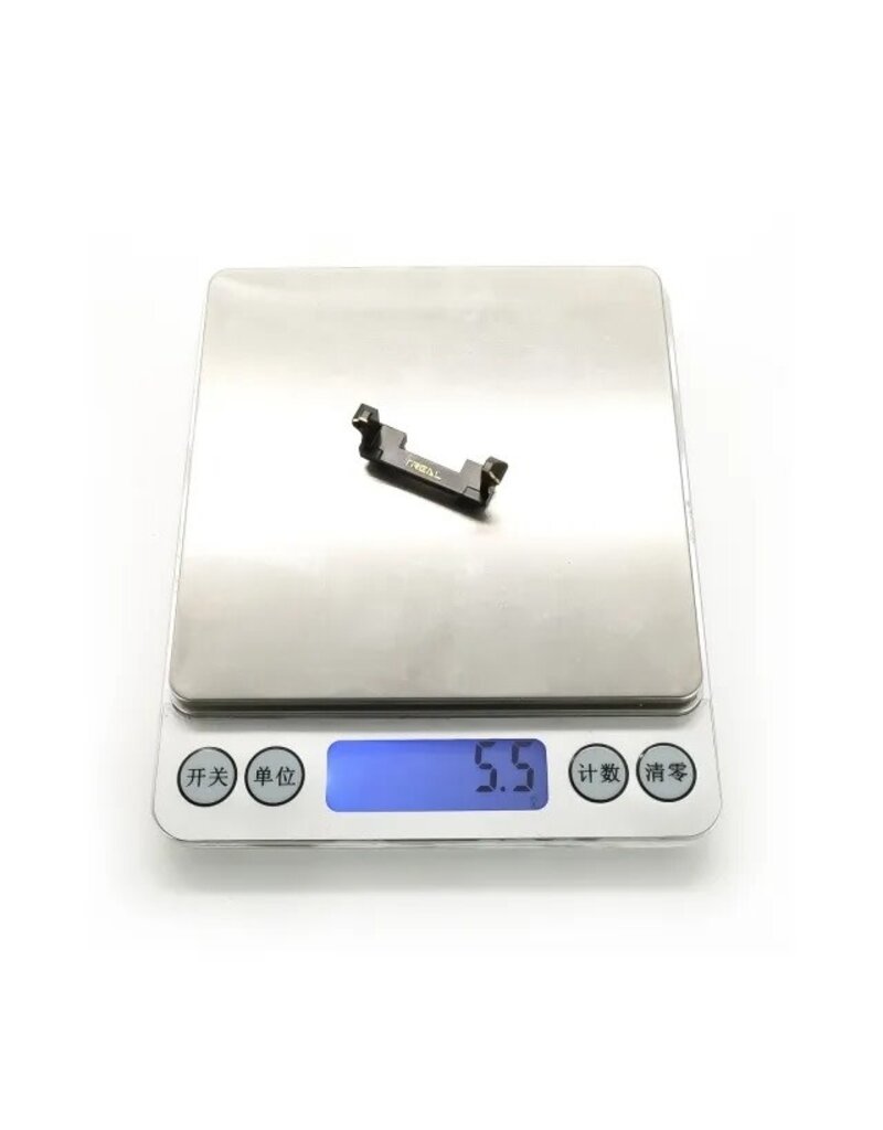TREAL TRLX003FCKV2X BRASS STEERING SERVO MOUNT FOR FMS FCX24 POWER WAGON MUD RACER