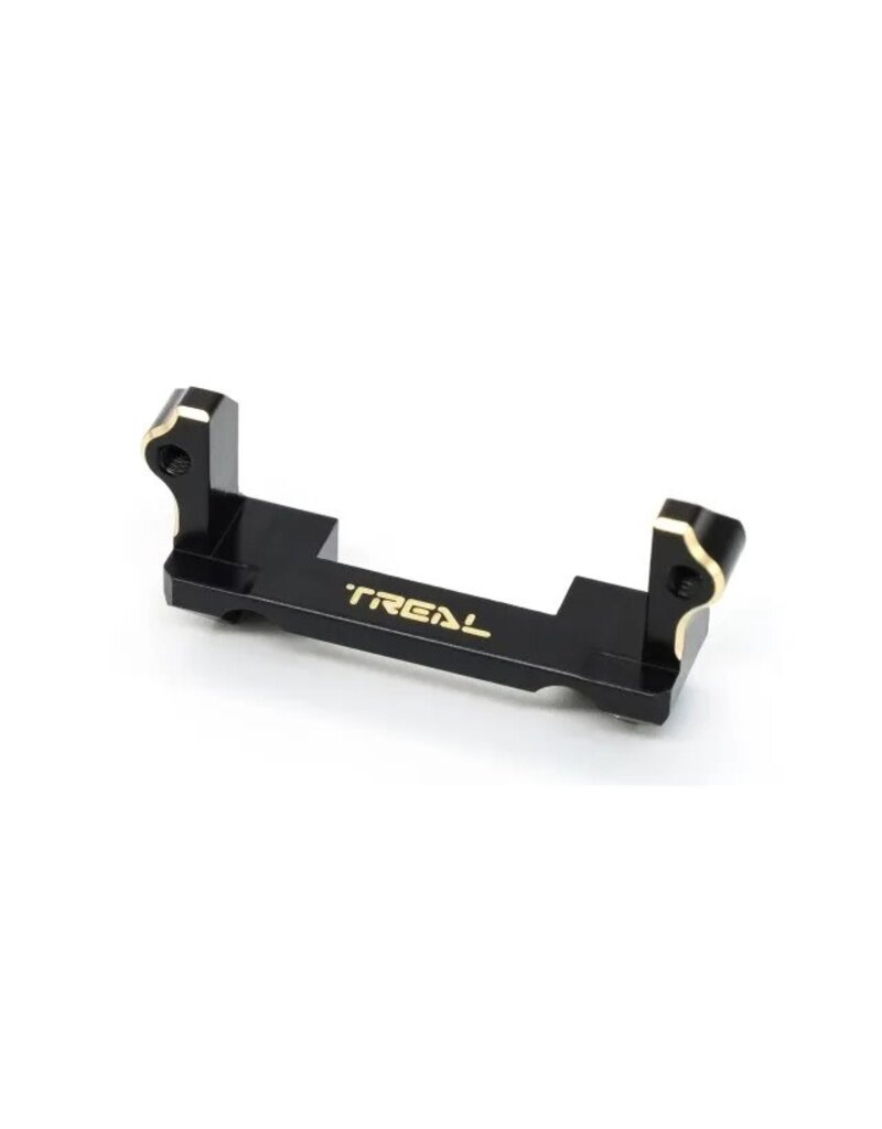 TREAL TRLX003FCKV2X BRASS STEERING SERVO MOUNT FOR FMS FCX24 POWER WAGON MUD RACER