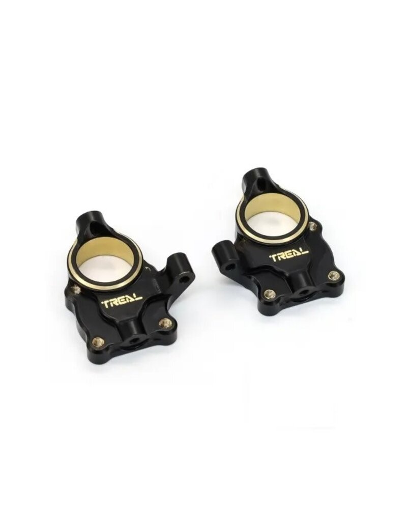 TREAL TRLX003FCQKKP BRASS INNER PORTAL COVERS STEERING KNUCKLES FOR FMS FCX24