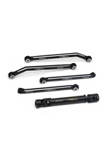 TREAL TRLX003GVK6P5 EXTENDED REAR SUSPENSION LINK KIT 12MM AND REAR DRIVE SHAFTS FOR FCX 24