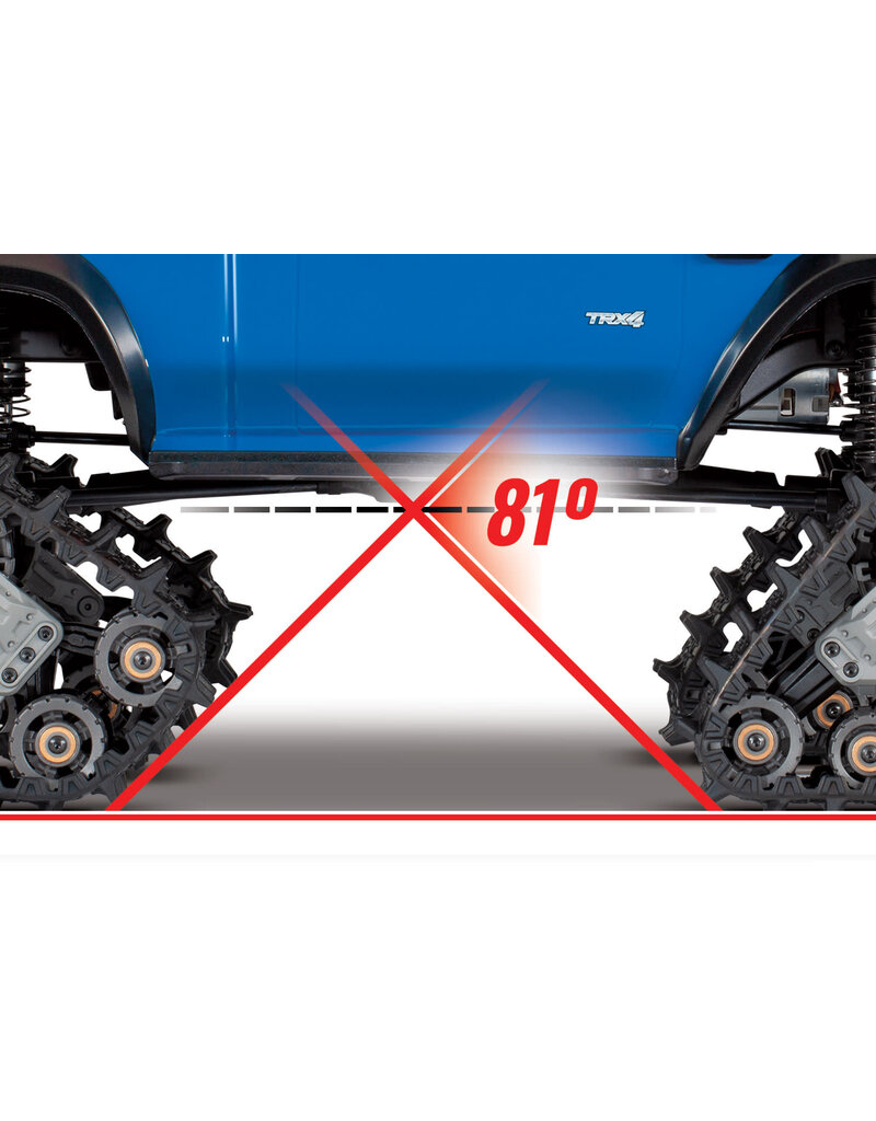 TRAXXAS TRA82034-4-BLUE TRX-4 1/10 SCALE 4WD TRAIL ROCK CRAWLER W/ALL-TERRAIN TRAXX