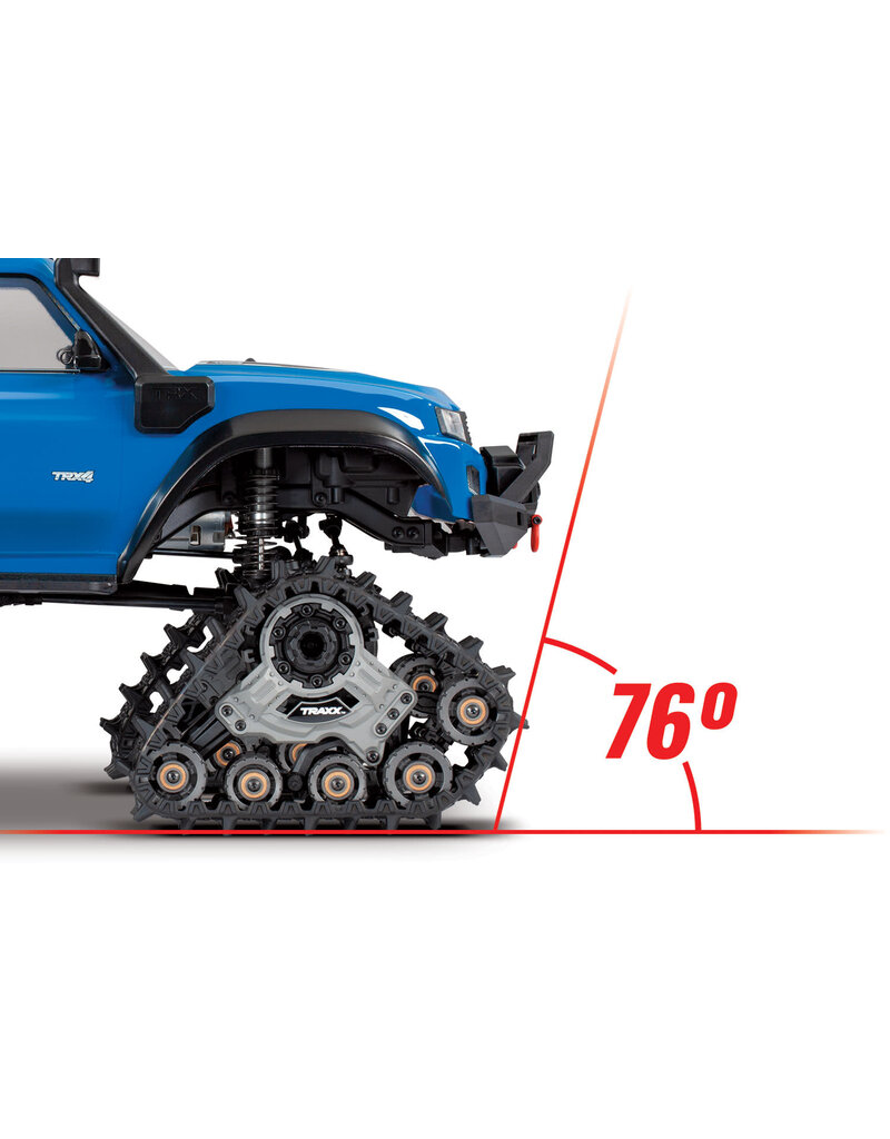 TRAXXAS TRA82034-4-BLUE TRX-4 1/10 SCALE 4WD TRAIL ROCK CRAWLER W/ALL-TERRAIN TRAXX