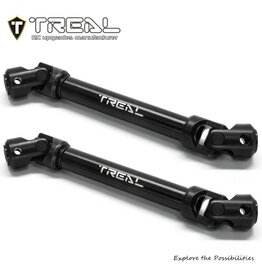 TREAL TRLX003W4HLG3 HARDENED STEEL DRIVESHAFTS 91-125MM FOR SCX10 CAPRA