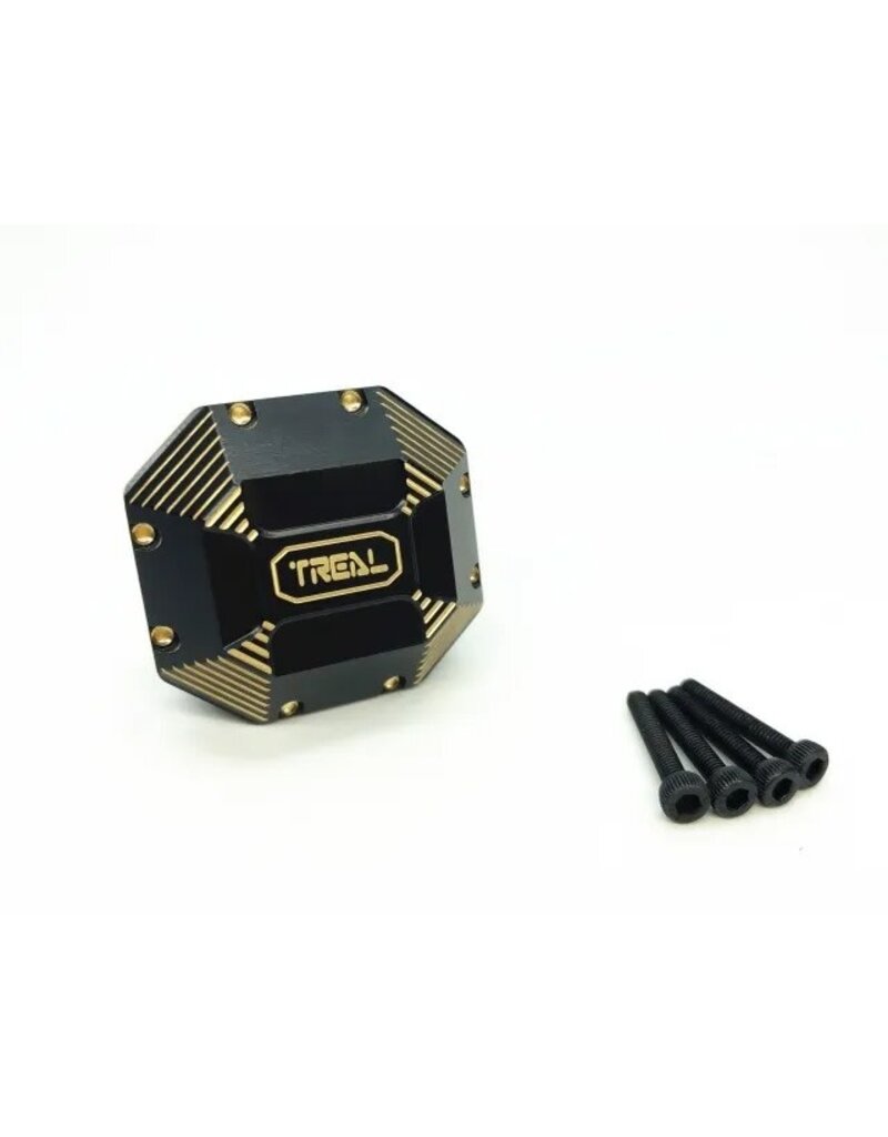 TREAL TRLX002C9GUYN BRASS DIFF COVER 84G HEAVY WEIGHT FOR ELEMENT ENDURO BLACK