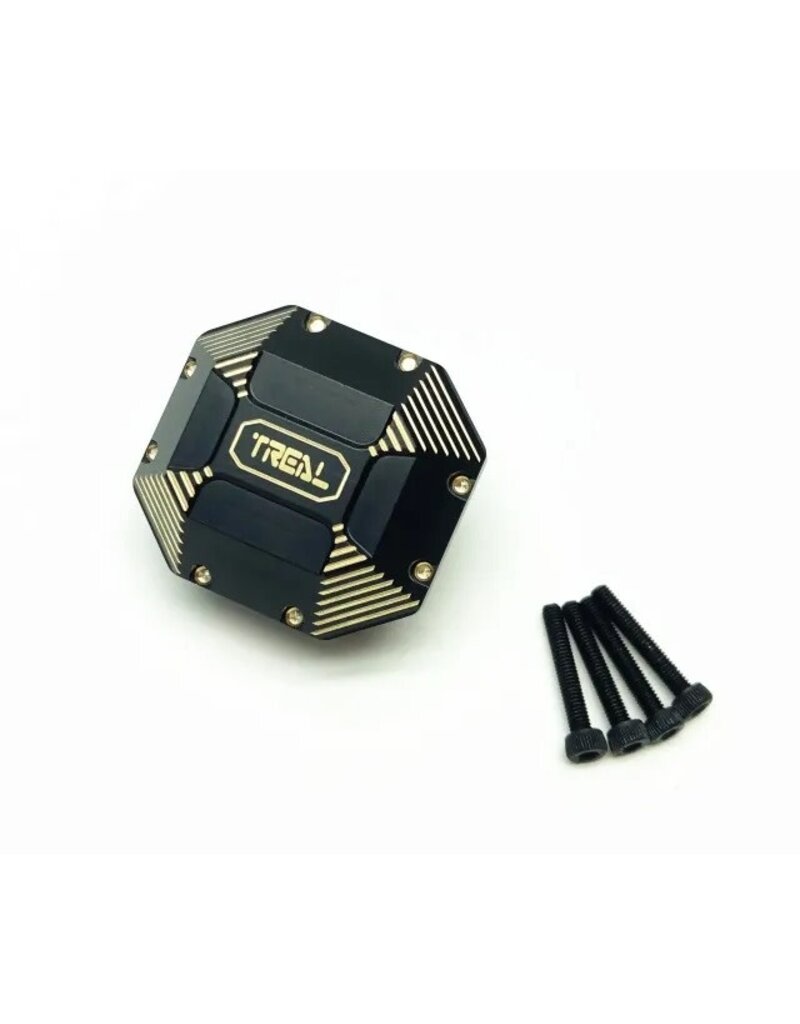 TREAL TRLX002C9GUYN BRASS DIFF COVER 84G HEAVY WEIGHT FOR ELEMENT ENDURO BLACK