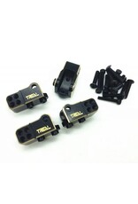 TREAL TRLX002CL870B BRASS LOWER SHOCK & LINK MOUNTS FOR ELEMENT ENDURO: BLACK (4)