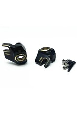 TREAL TRLX00301A8SL BRASS FRONT STEERING KNUCKLES FOR SCX10III STRAIGHT AXLE