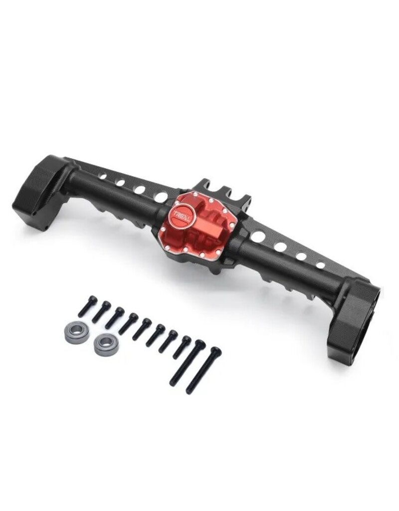 TREAL TLRX002IT5V65 SCX10III REAR PORTAL AXLES BLACK