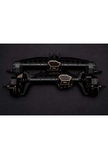 TREAL TRLX002IAZ3FD SCX10III BRASS AXLE DIFF COVER 51G: BLACK