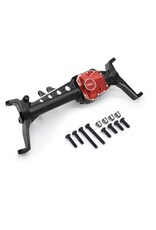 TREAL TRLX002IT6RT5 SCX10III ALUMINUM FRONT PORTAL AXLE: BLACK