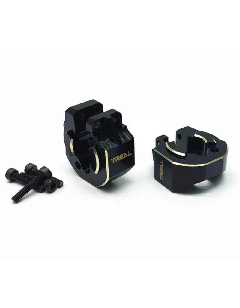 TREAL TRLX003017K9B BRASS REAR AXLE COUNTER WEIGHT 58G SCX10III
