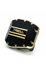TREAL TRLX00301AAR5 BRASS AXLE DIFF COVER HEAVY WEIGHT 55G FITS SCX10III FORD BRONCO STRAIGHT AXLE