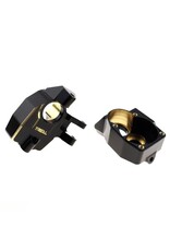 TREAL TRLX00324O1Y3 BRASS INNER PORTAL COVERS STEERING KNUCKLES 60G FOR CAPRA / SCX10III TYPE B