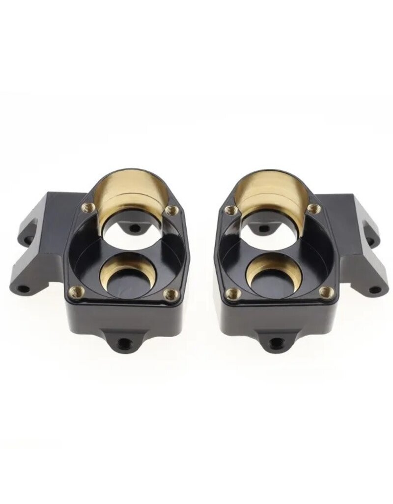 TREAL TRLX00324O1Y3 BRASS INNER PORTAL COVERS STEERING KNUCKLES 60G FOR CAPRA / SCX10III TYPE B