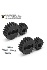 TREAL TRLX0034LQVYH SCX10III CAPRA OVERDRIVE PORTAL GEAR SET 14/21T
