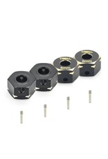 TREAL TRLX00391TTX7 BRASS HEX EXTENDED WHEEL HUB ADAPTER 8MM FOR AXIAL CAPRA
