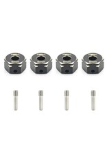 TREAL TRLX00391TTX7 BRASS HEX EXTENDED WHEEL HUB ADAPTER 8MM FOR AXIAL CAPRA