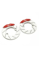 TREAL TRLX003AMAEAR BRAKE DISC CALIPERS FOR SCX10II BRONCO STRAIGHT AXLES