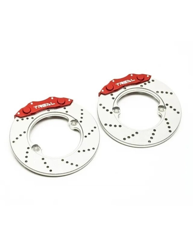 TREAL TRLX003AMAEAR BRAKE DISC CALIPERS FOR SCX10II BRONCO STRAIGHT AXLES