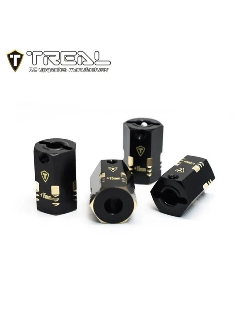 TREAL TRLX003Q8NUXD BRASS 12MM WHEEL HEX ADAPTER EXTENSION 20MM