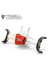 TREAL TRLX003QX7DWH FRONT AXLE HOUSING WITH BRASS C-HUBS FOR TRX4-M SILVER