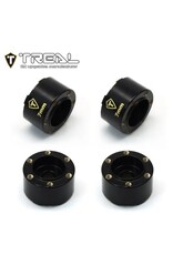 TREAL TRLX003TBO09P 1.0 WHEEL HUBS BRASS 7MM EXTENSION FOR SCX24 TRX4-M 7MM